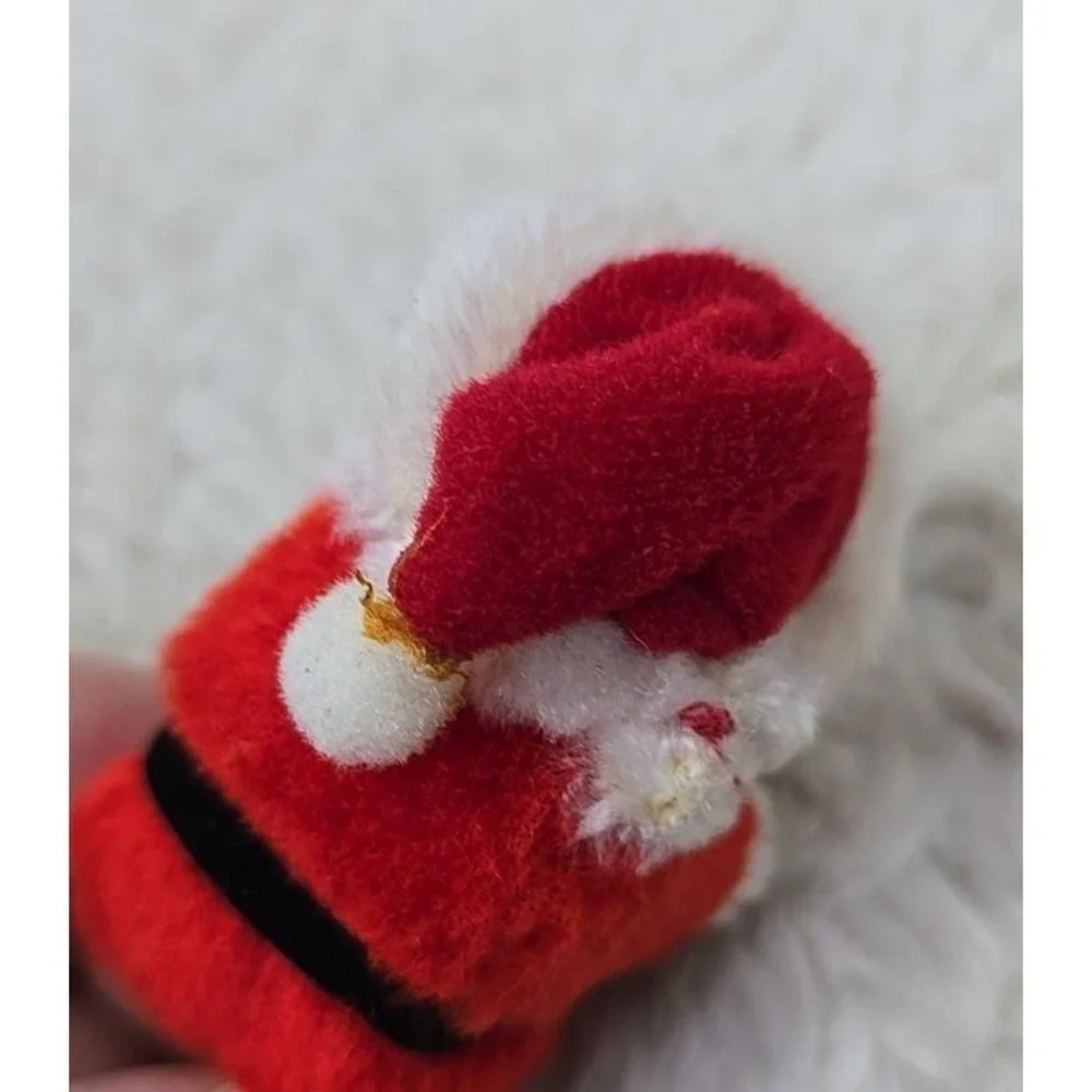 Vintage Santa Claus Pinching Hands Clip On 2